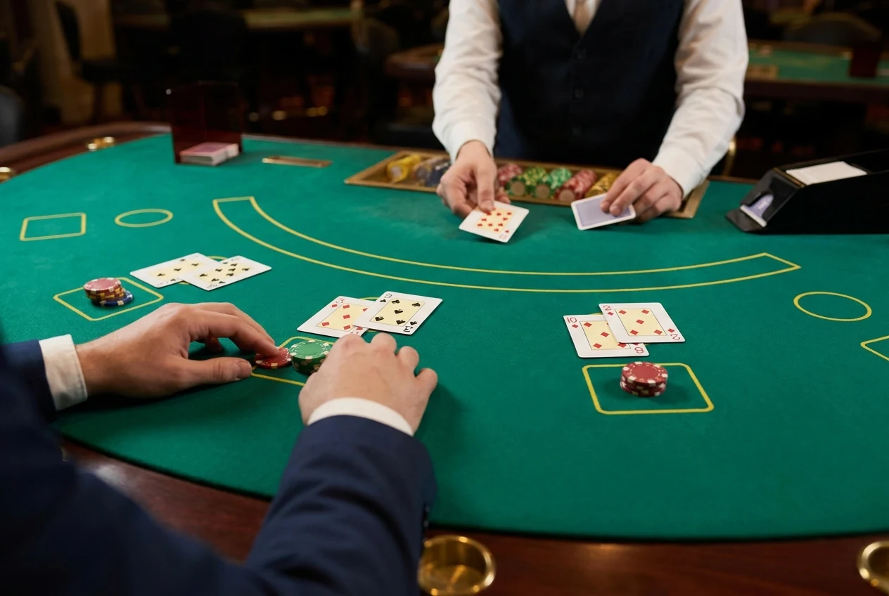 Table Blackjack Switch su Spinorhino